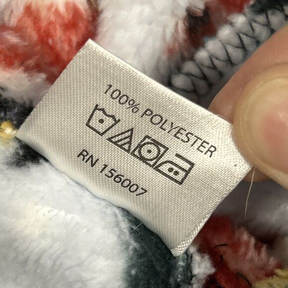 Vera Bradley Holiday Womens Sm Med Bathrobe Hooded Reindeer Christmas Ornaments - Picture 6 of 7